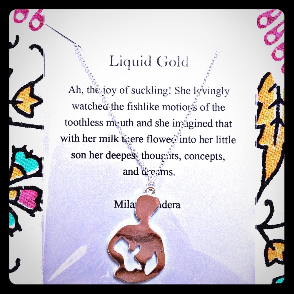 Liquid Gold Breastfeeding Necklace
