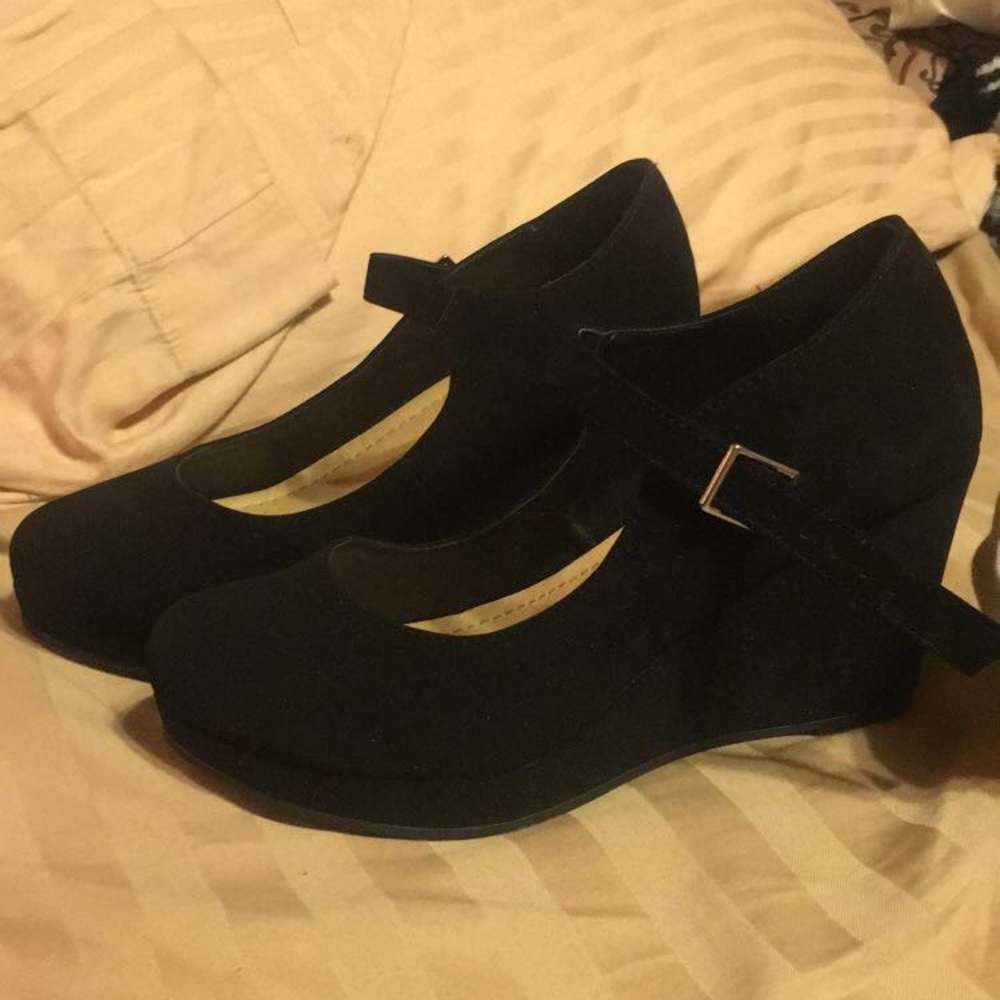 Office Dress Platform Wedge Heel