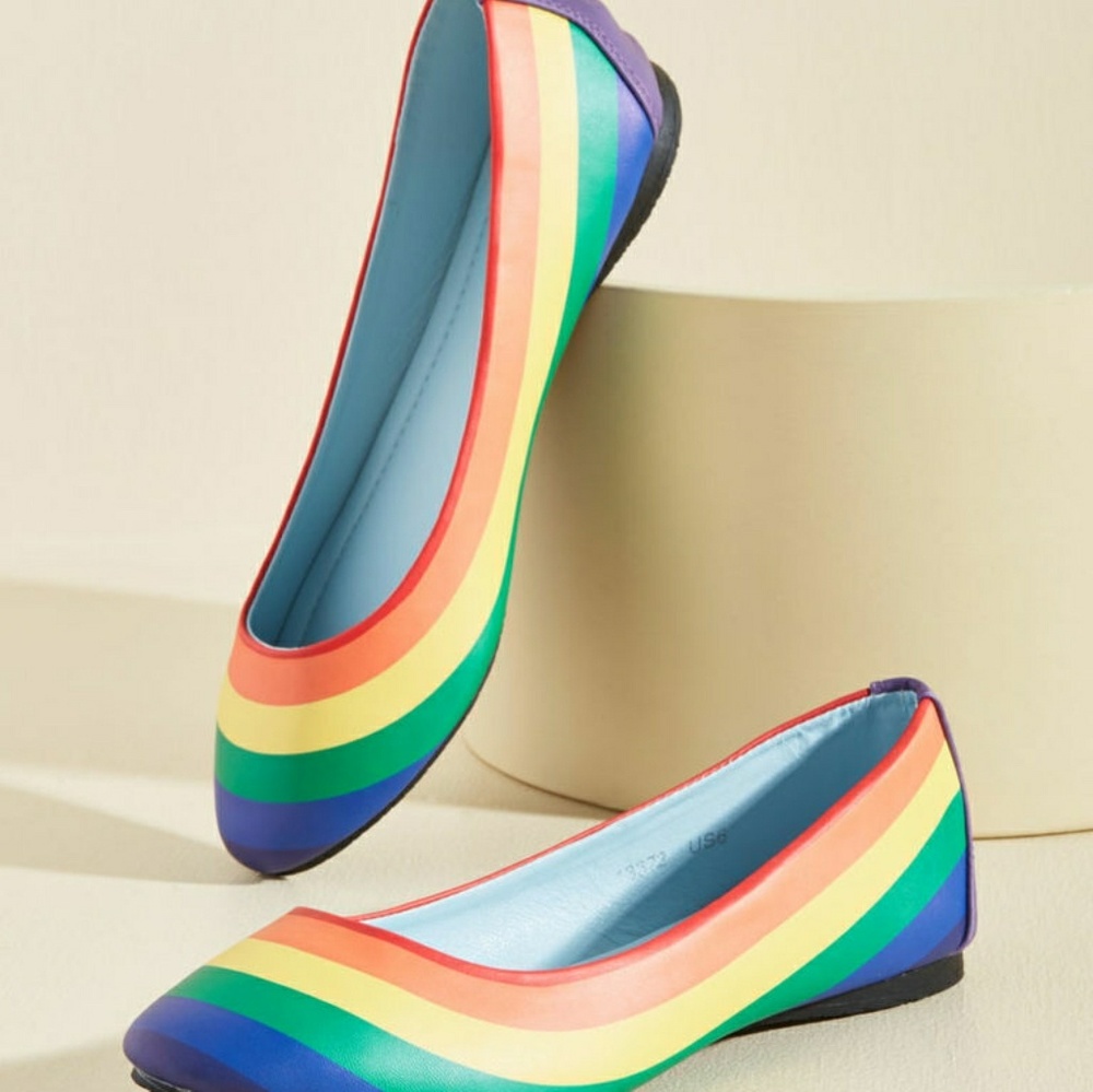 Modcloth "O Color Where Art Thou" Flats