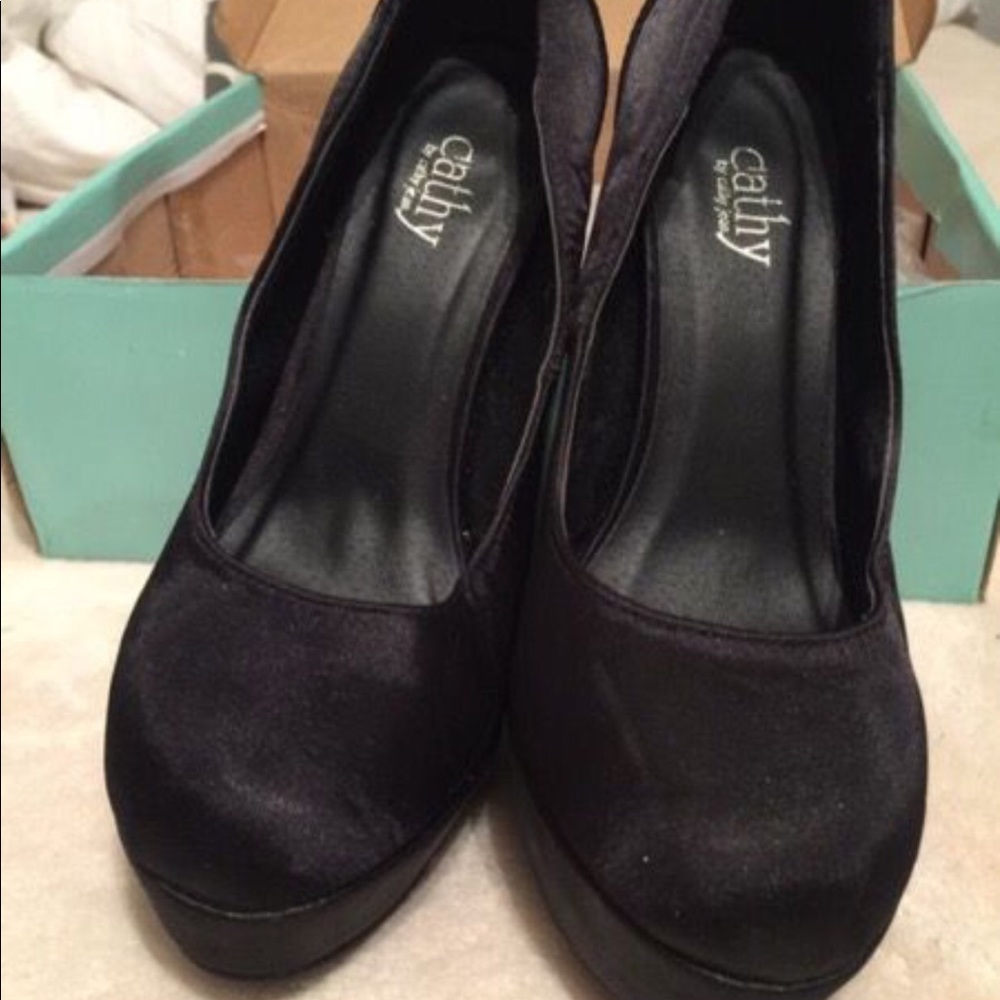 Brand new black heels with studs