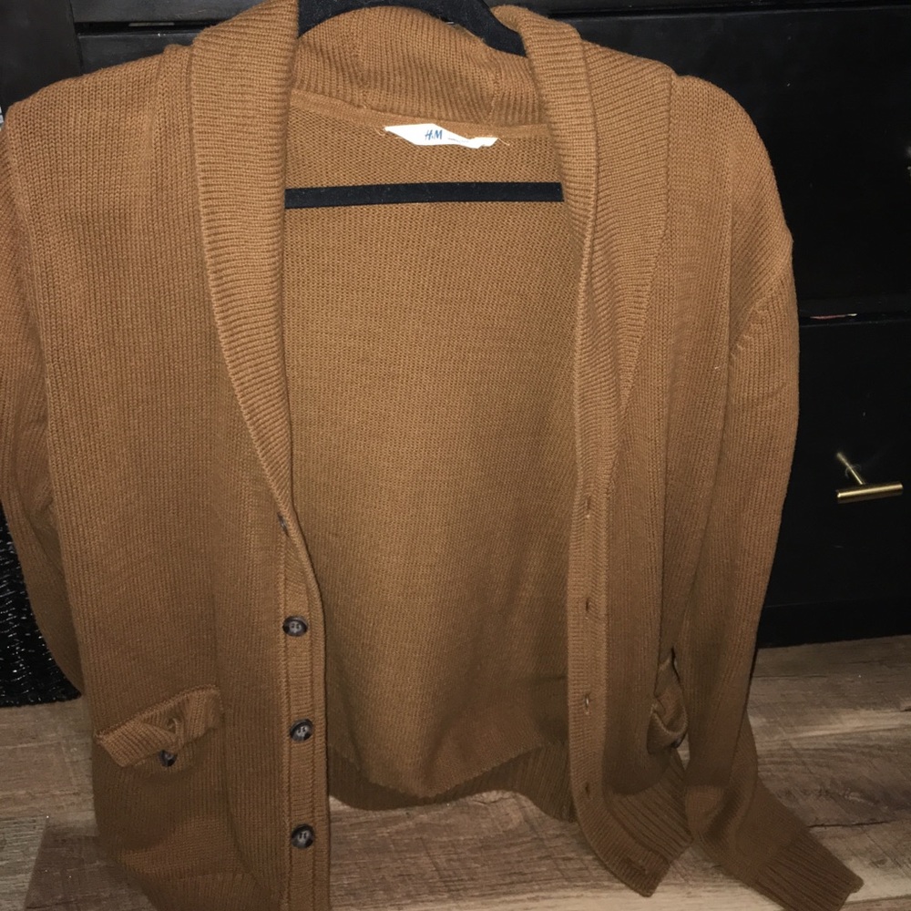 H&M brown cardigan