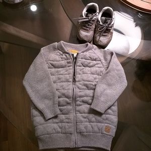 Zara Toddler Boys zip-up sweater