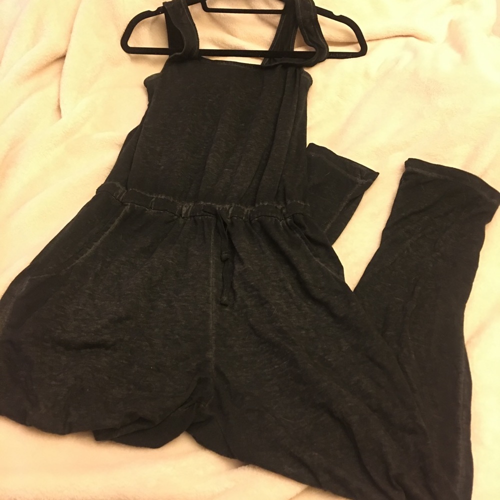 Charcoal grey jumpsuit