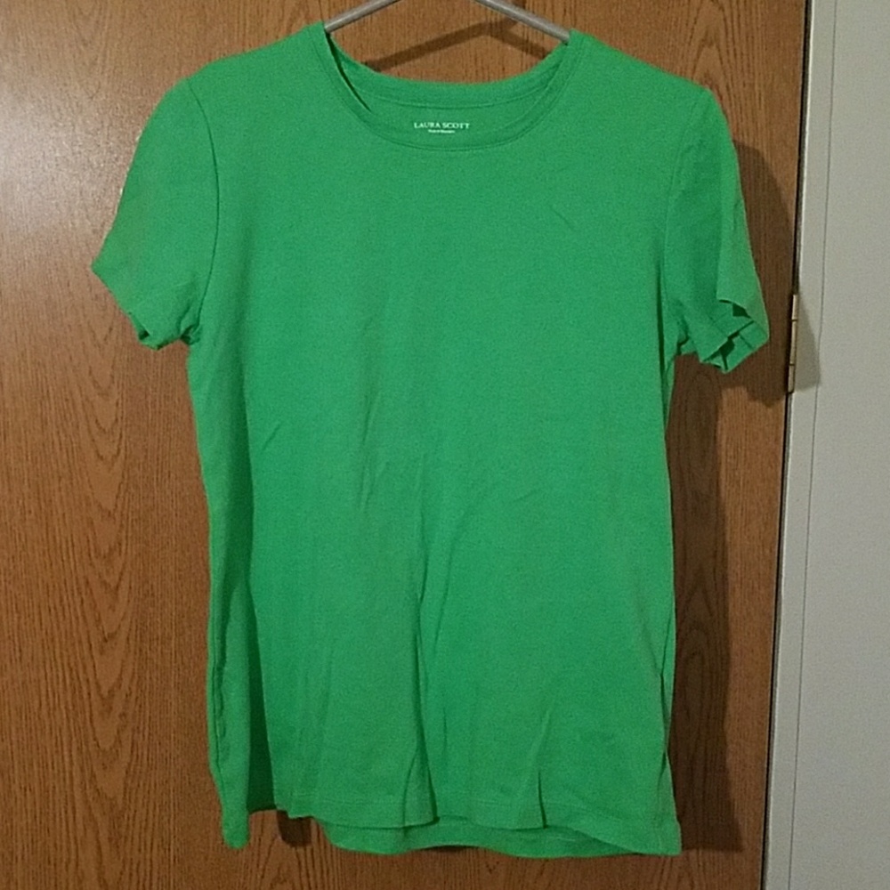 Laura Scott Womens Short Sleeve Top Size Small