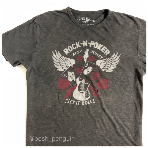 lucky brand rock t shirts