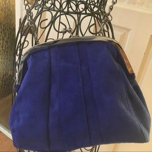 "Blue Suede Purse"