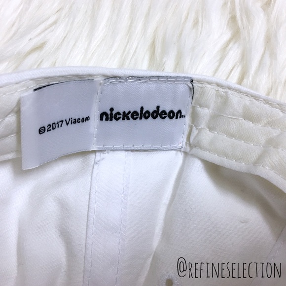 Nickelodeon Slime White Dad Hat Cap - Picture 6 of 6