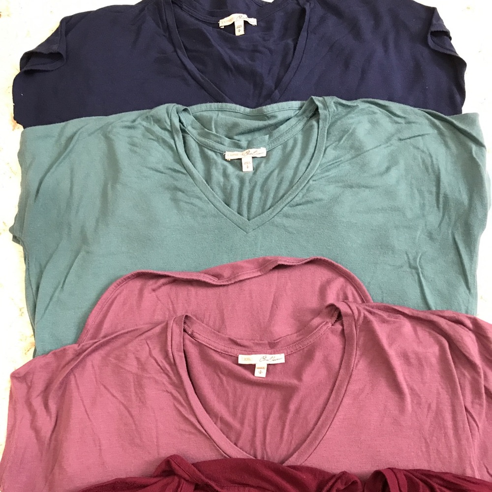 Lot of 4 Women's Express basic Tees. Size Small