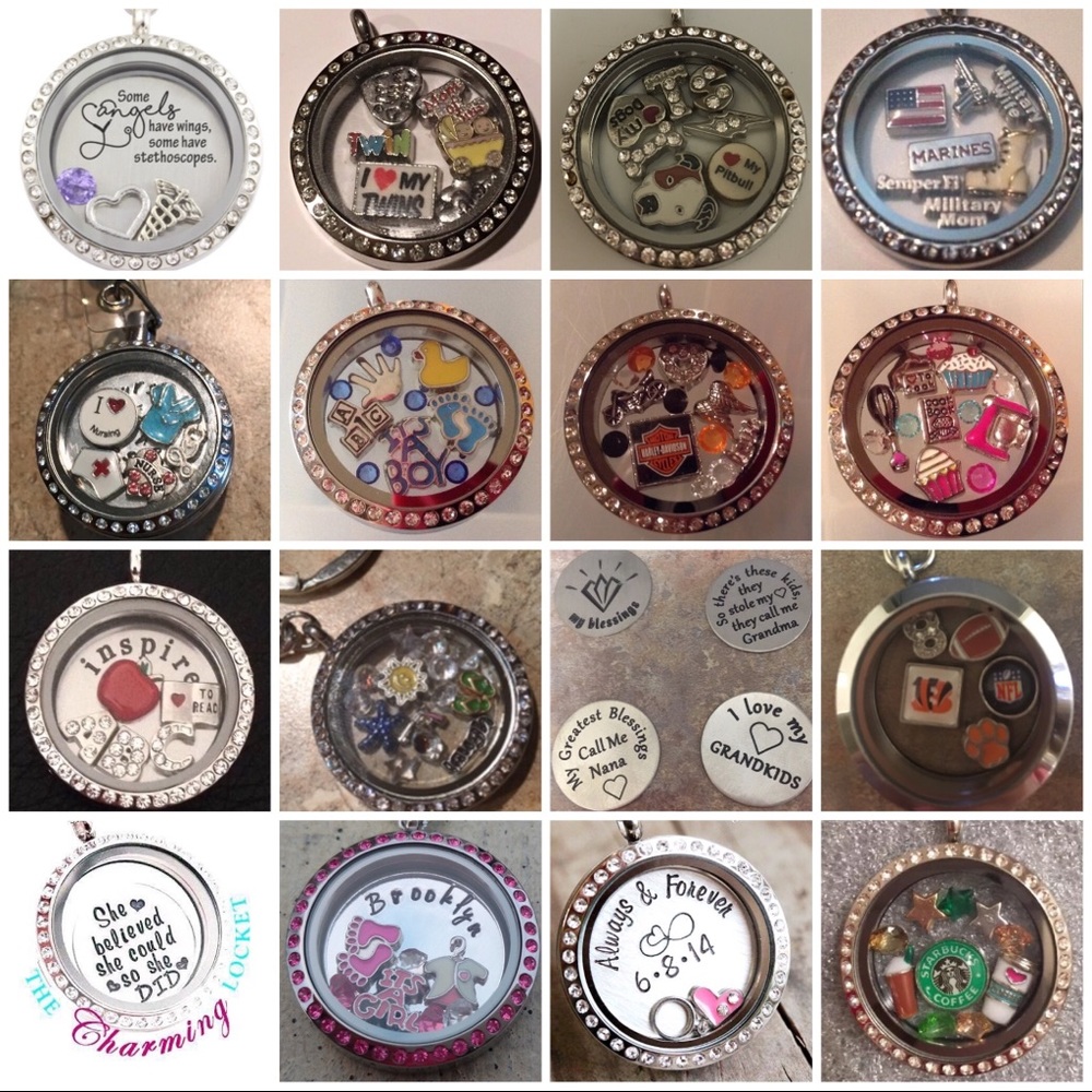 Personalized Floating Locket -Great Holiday Gifts