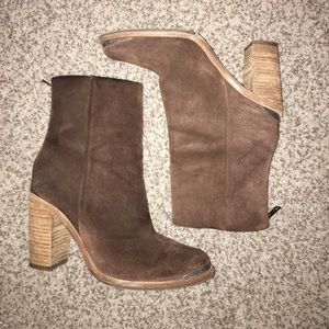 All Saints Brown Suede Boots