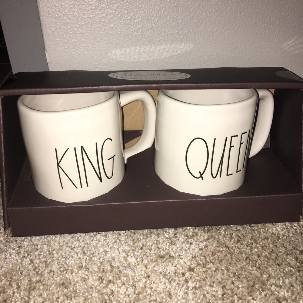 King and Queen mug set *RESERVED for Jae*