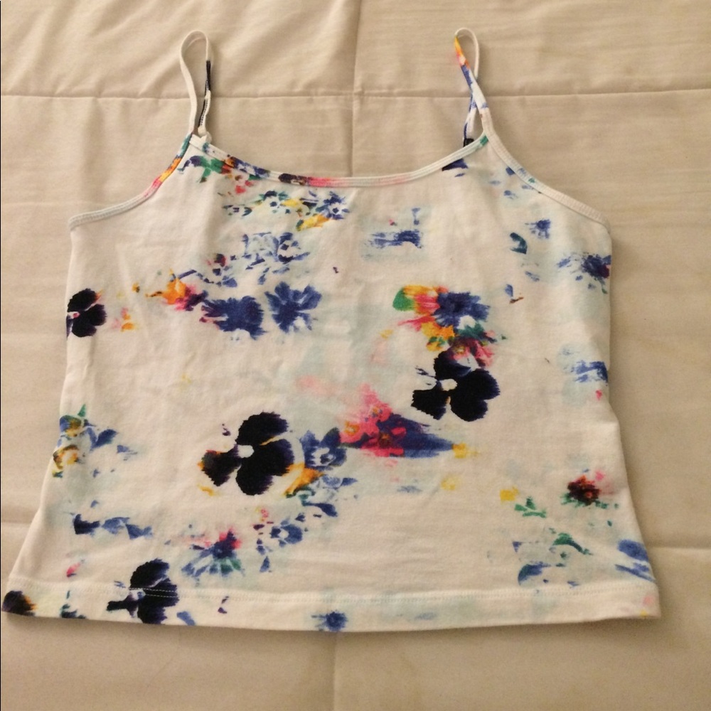 Watercolor crop top