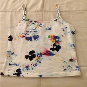 Watercolor crop top