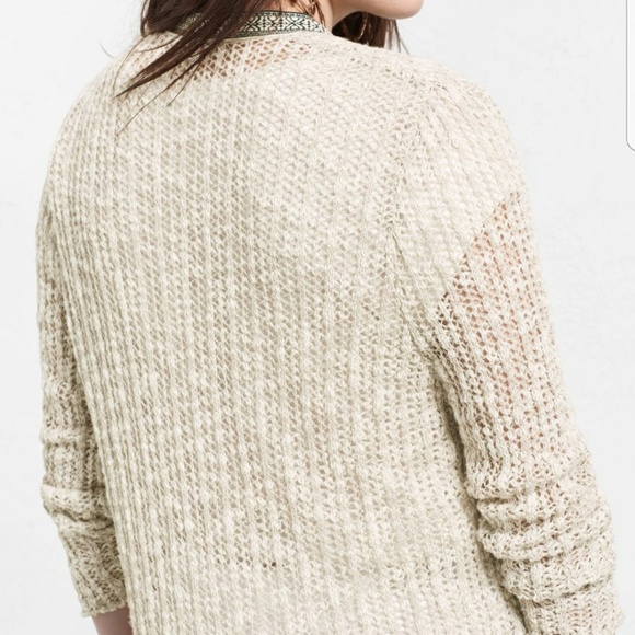 NWT! MANGO Cardigan with ribbon detail and fringe - Picture 2 of 7