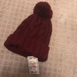 Maroon beanie