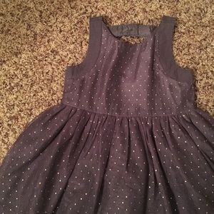Gray and gold polka dot old navy tutu dress
