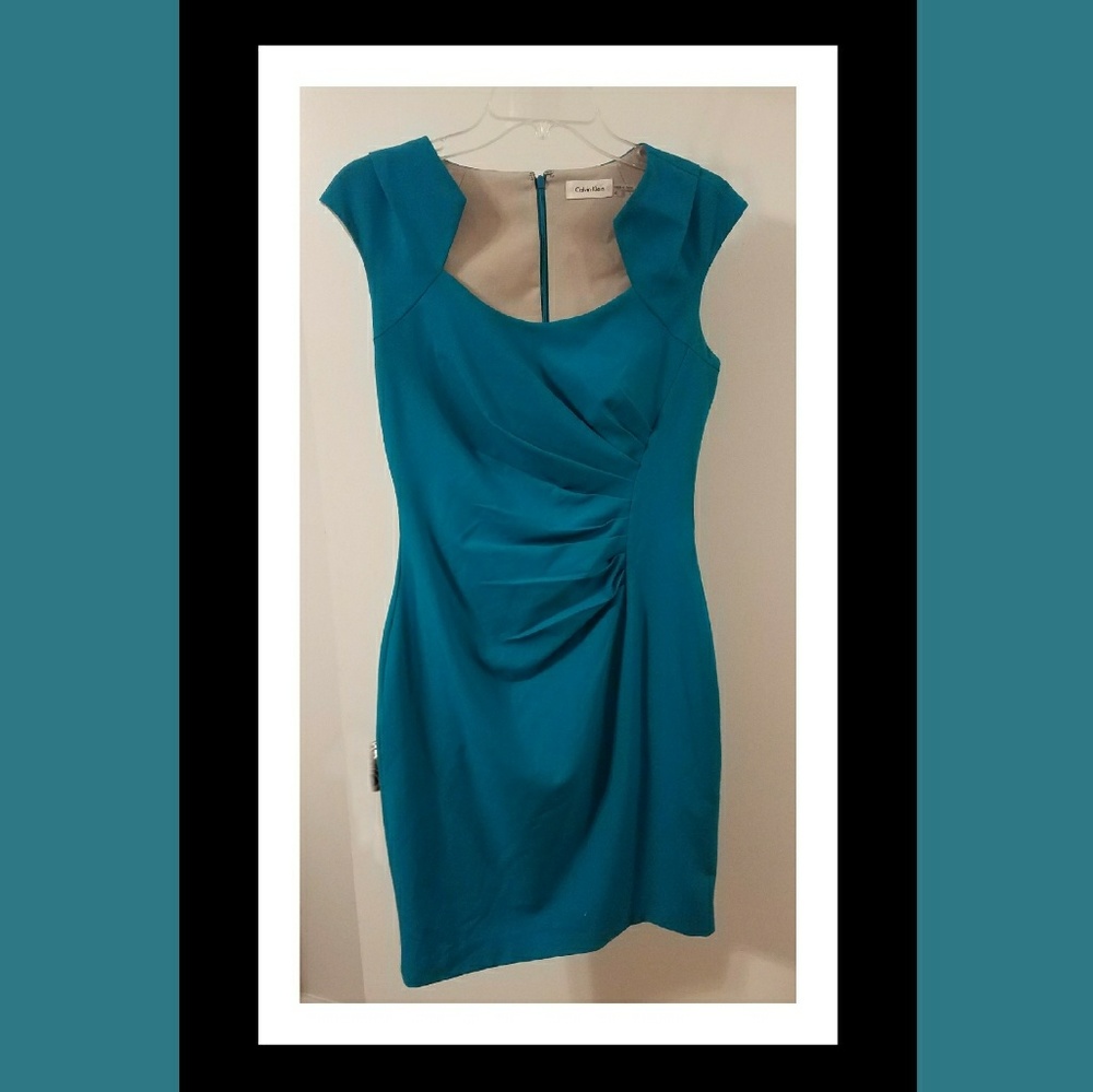 Calvin Klein Teal Dress