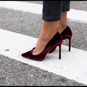 Steve Madden Wicket Burgundy Heels