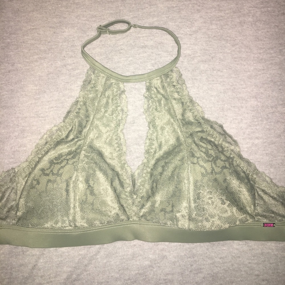 PINK Lace Lined Bralette