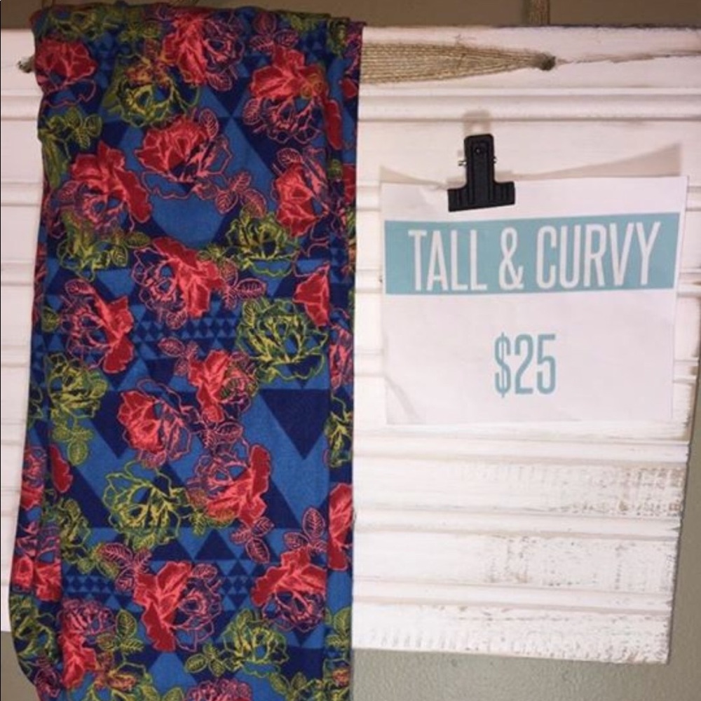 LulaRoe TC floral leggings
