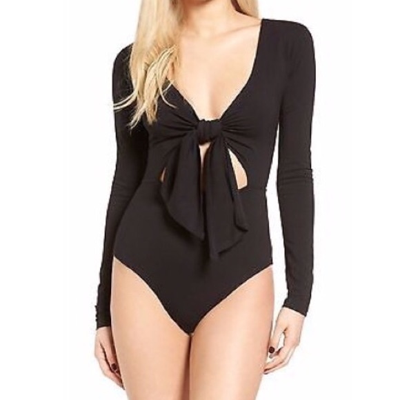 The Fifth Label Tops - The Fifth Label where to next tie front bodysuit
