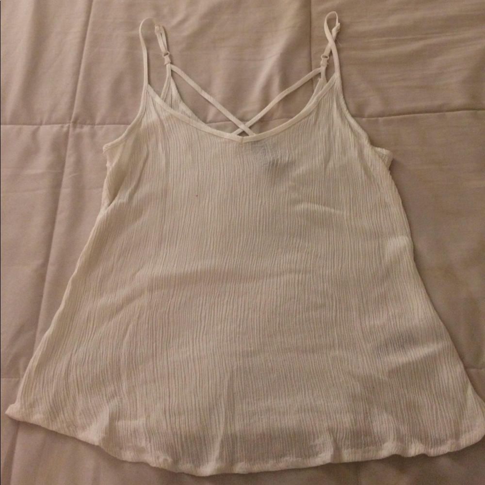 White tank top