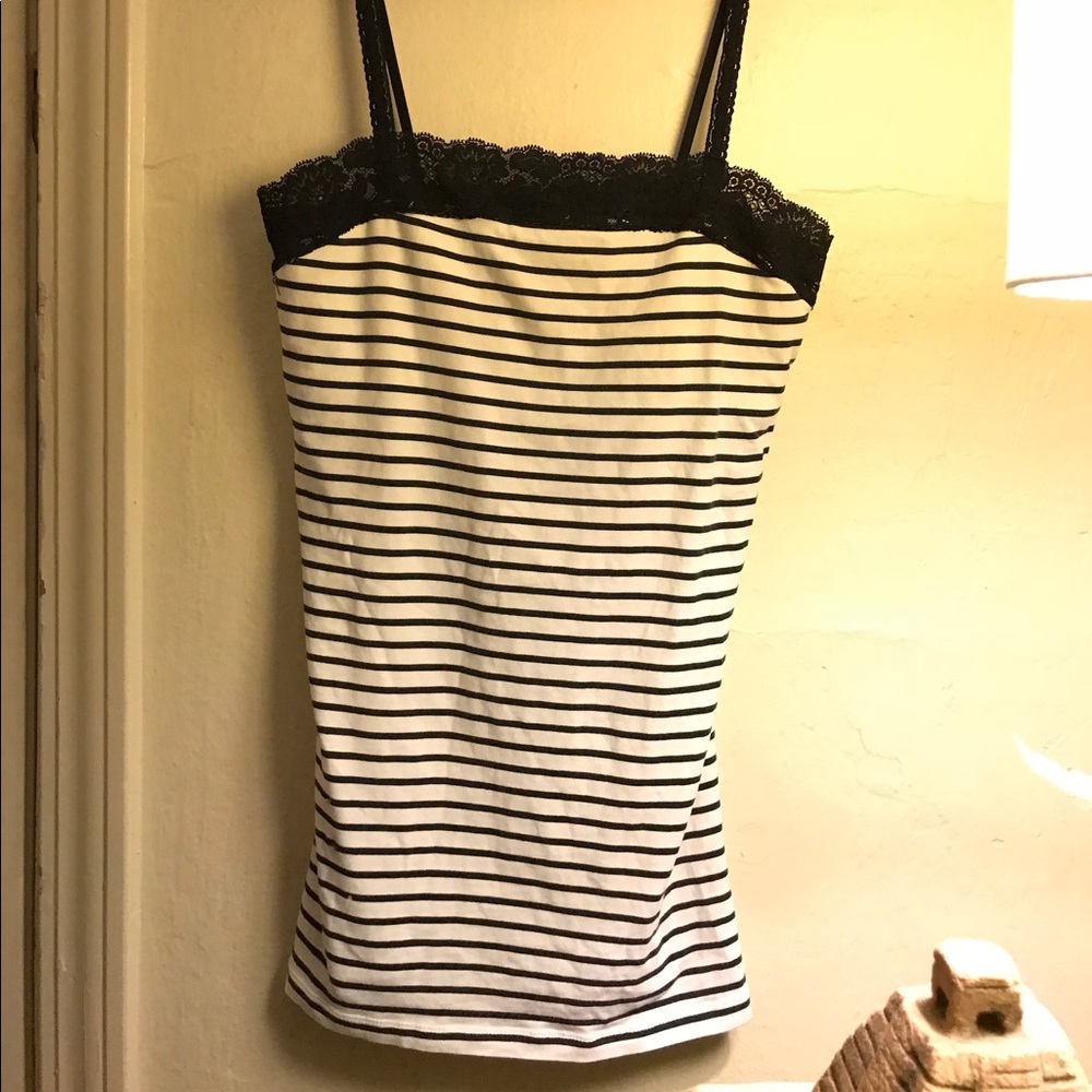 Express striped tank top