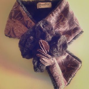 Vintage style Brown scarf