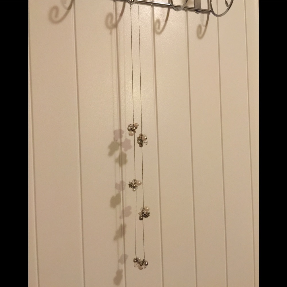 Flowers Pearl long Necklace