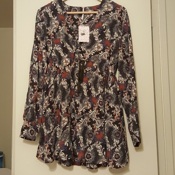 FREE PEOPLE floral print dress - Picture 2 of 4
