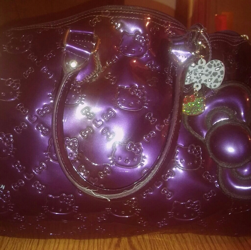 Hello kitty patent leather speedy