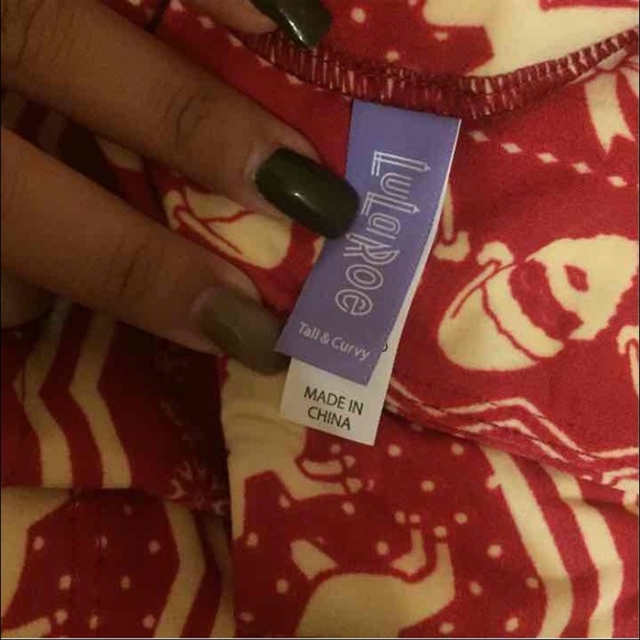 Lularoe TC Fair Isle Holiday Leggings!!! - Picture 2 of 3