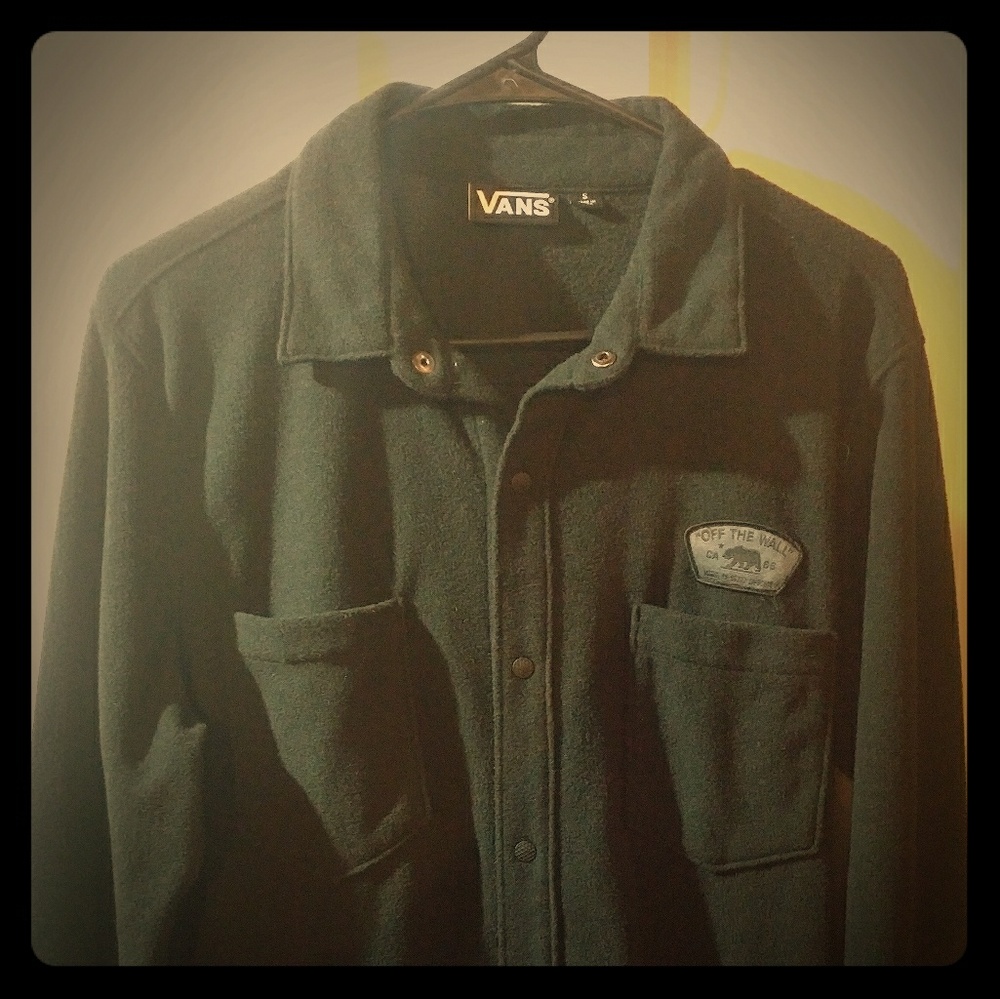 Vans Off The Wall Fleece Snap-Button Coat