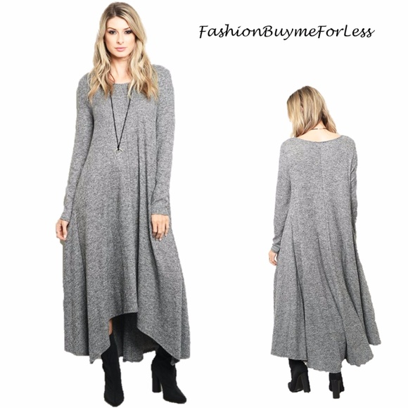Knit Tall Sharkbite DressesBoho Maxi Gypsy Sweater Buyme4less SMUpGqzV