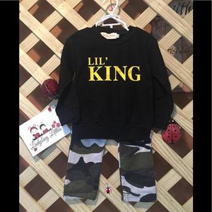 Lil’ King Sweater/Pants Set