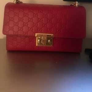 Gucci RED leather purse