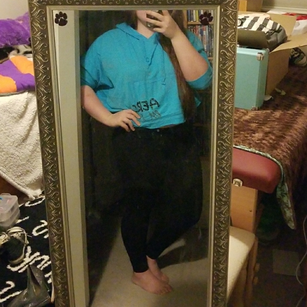 Super cute and comfy Aeropostale workout pancho