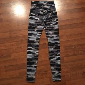 Lululemon Wonder Under Full Length Blue Camo