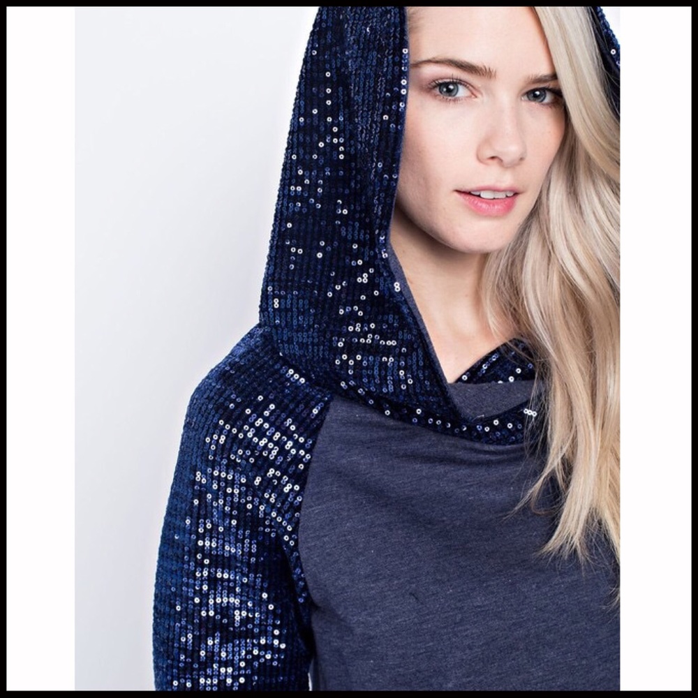 Sequined Hoodie - Picture 2 of 8