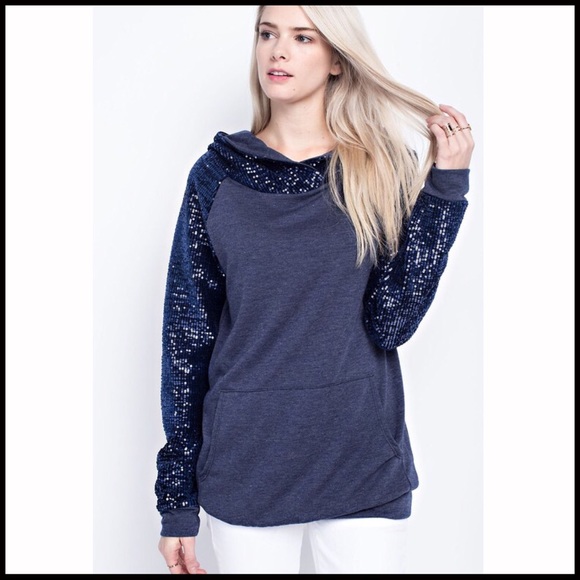 Sequined Hoodie - Picture 3 of 8