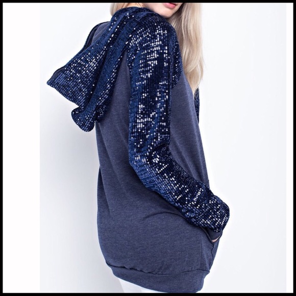 Sequined Hoodie - Picture 5 of 8