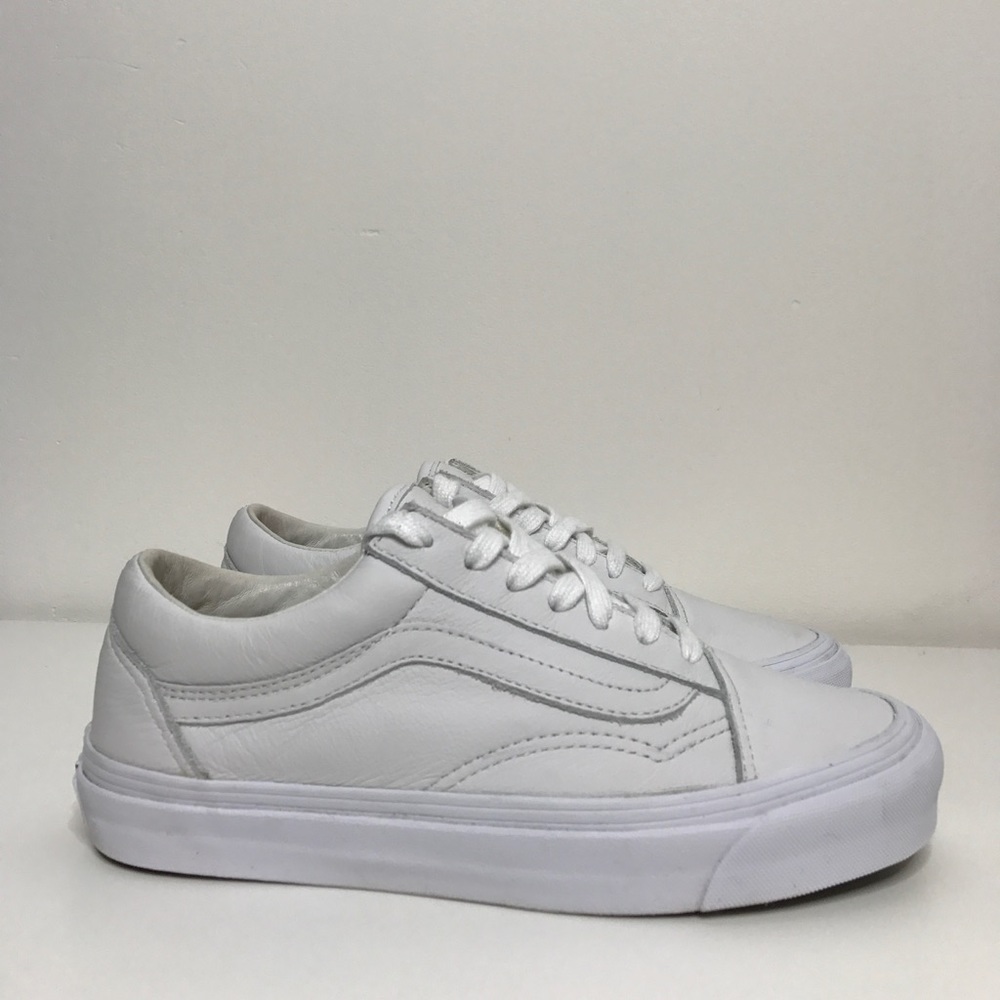 Vans White OG Old Skool LX Sneakers
