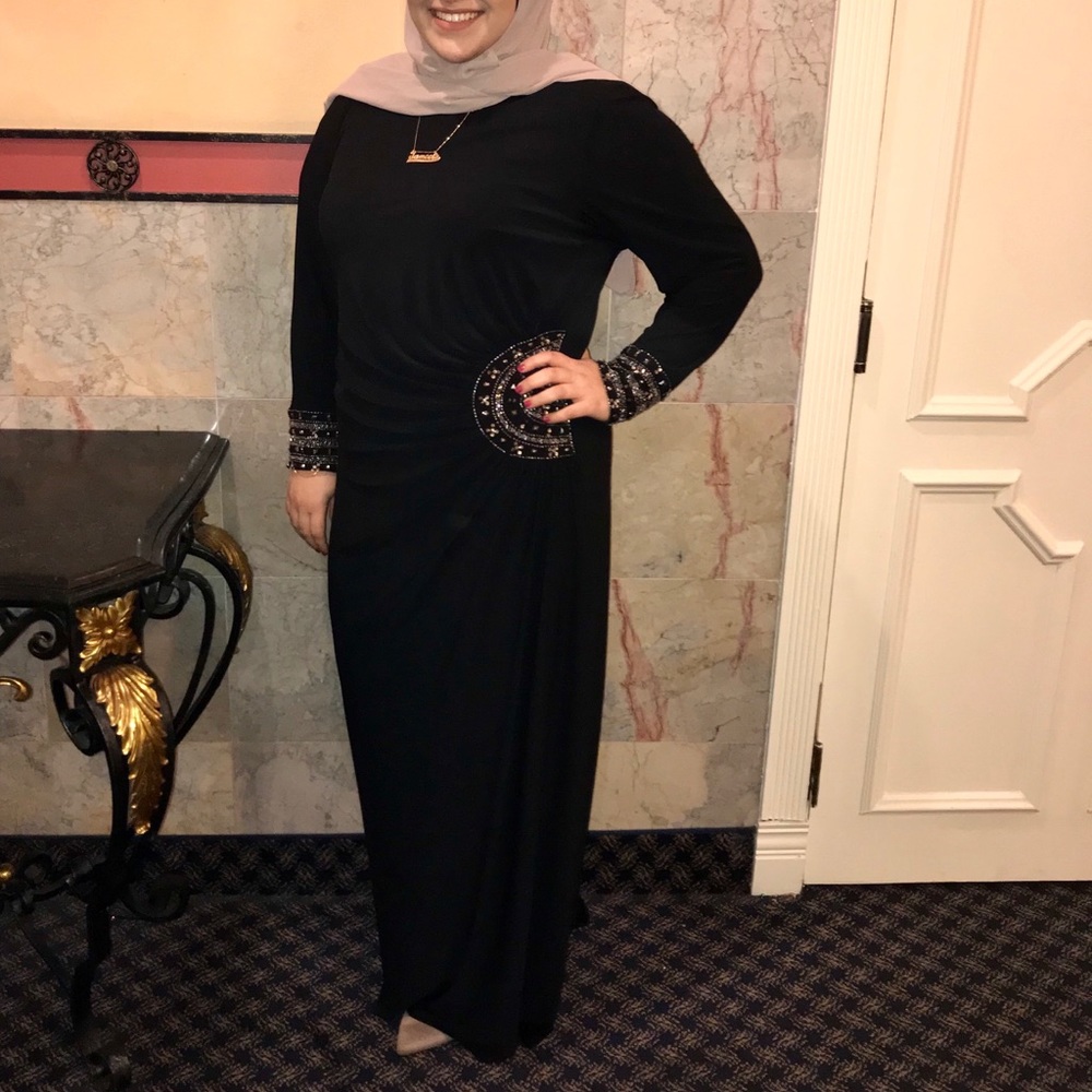 Xscape Black Gown