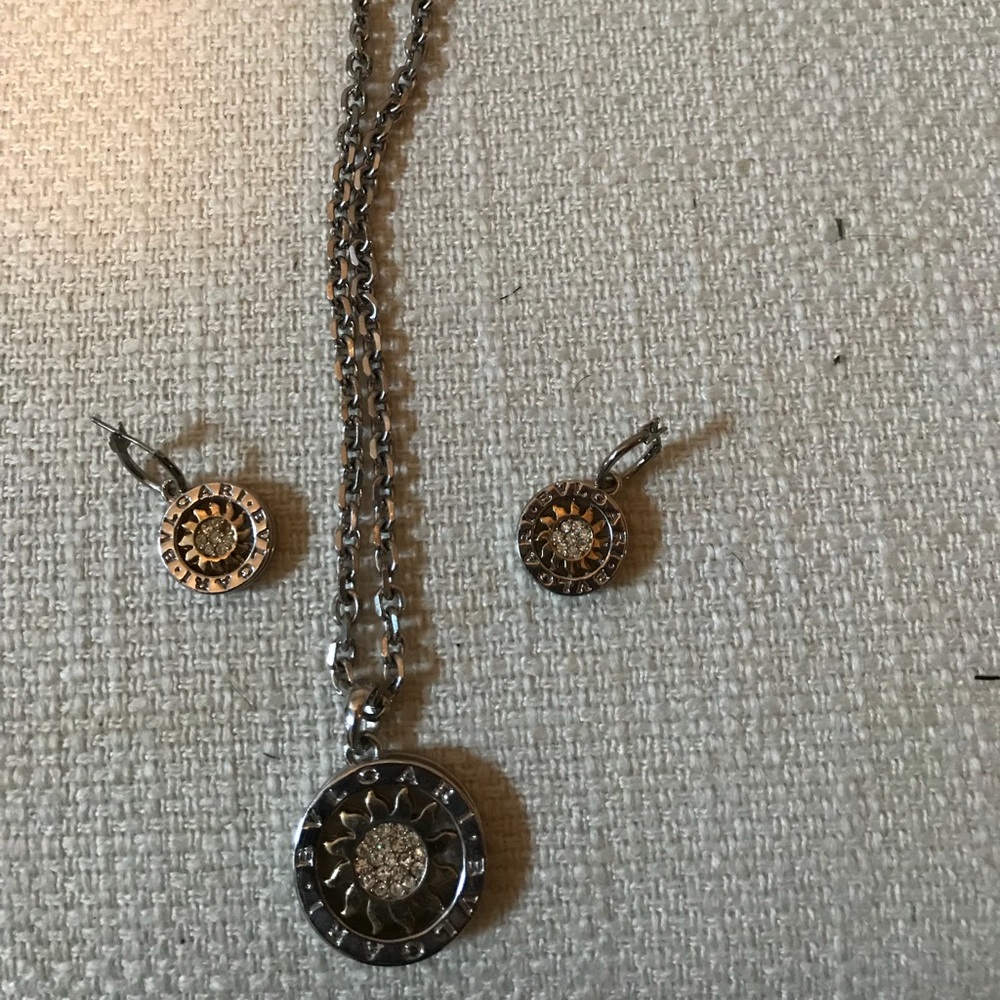 Necklace and earrings