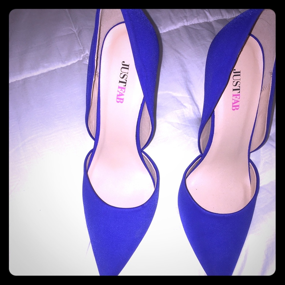 Just Fab Indigo Heels