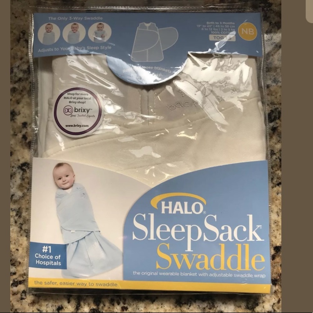 Halo Sleep Sack Cream Newborn 0-3 Months New!