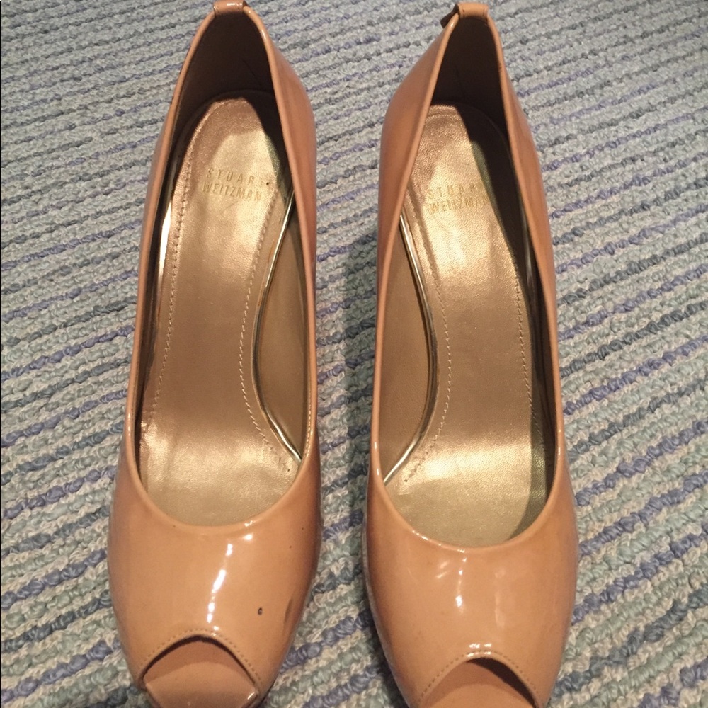 Stuart weitzman nude color heels