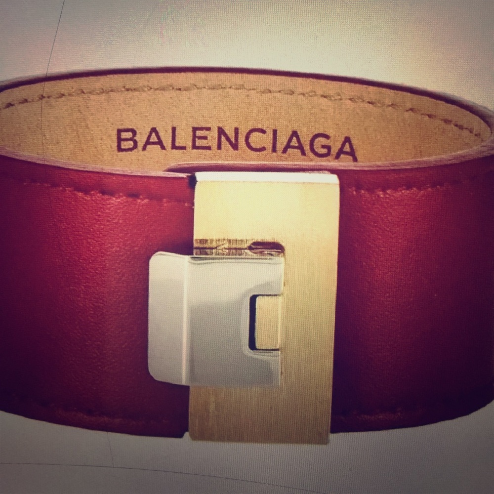 Balenciaga Leather Bracelet