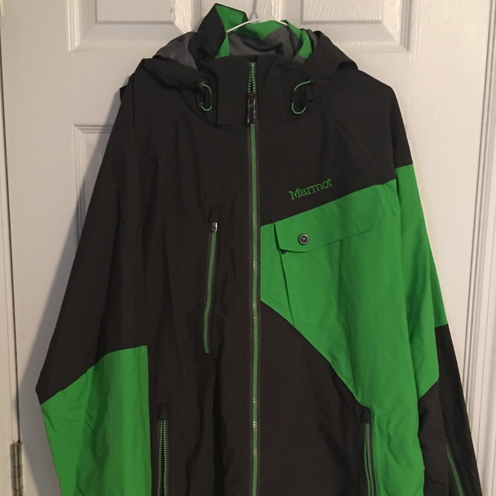 Marmot mantra jacket is waterproof and breathable