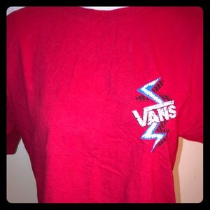 USED MENS VANS TEE, SIZE MED